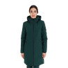 Blouson long femme Equestro déperlante et coupe-vent - Bosquet de pins