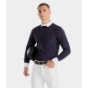 Chemise de compétition d'équitation Aeris manches longues homme Horse Pilot - Dark night