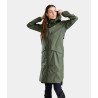 Veste Imperméable long Raintech Horse Pilot femme - Forest night