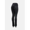 Pantalon jodhpur d'équitation Eydis femme avec assise en daim synthétique Horze - Noir