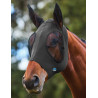 ComFiTec Stretch Vliegenmasker met oren Weatherbeeta - Houtskool / zwart