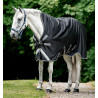 Couverture Rambo 1680D Turnout 400 g Horseware - Noir / orage / gris argent