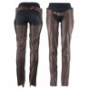 Chaps en cuir Blake Horze - Marron foncé