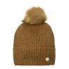 Muts met pompon met glitters Mountain Horse - Herfstgoud