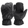 Gants d'hiver 3 doigts surpiqués Horze - Noir