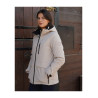 Waterdichte damesparka Safa Flags & Cup dames - Beige