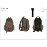Sac à dos technique unisexe en ripstop Equestro - Marron foncé