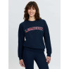 Sweat-shirt LeMieux col rond style Varsity Vida femme - Marine