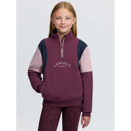 Young Rider Viola Sweater met kwartsrits LeMieux