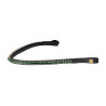 Voorhoofdband met strass Stones Concept Equestro - Zwart / smaragd