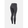 Pantalon d'équitation Estelle femme avec grip intégral Horze - Gris foncé