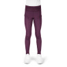 Legging Je t'aime Equithème Neva kind - Pruim