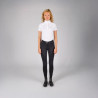 Pantalon d’équitation Full Grip femme à morphologie en H KLKornelia Kingsland - Noir