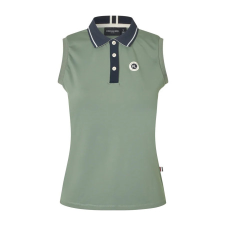 Polo sans manche femme en piqué KLLaura Kingsland
