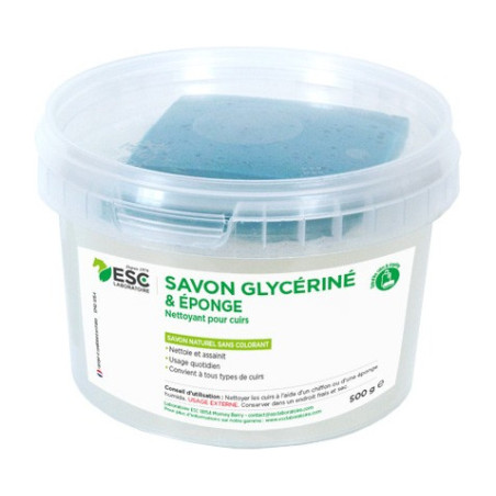 Savon glycériné + éponge ESC Laboratoire
