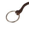 Mors simple à anneaux Velari Flex passage de langue rigide 20mm - Blanc