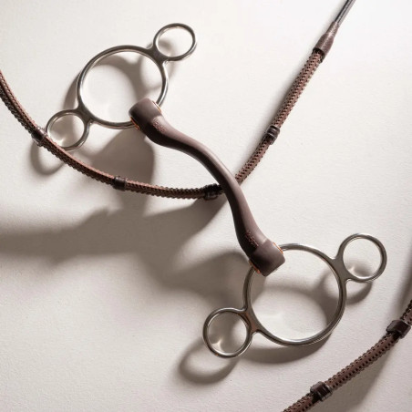 Mors Pessoa 3 ring anneaux Velari Flex passage de langue rigide 20mm