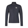 Dames microfleece vest met rits KLLucy Kingsland - Marine