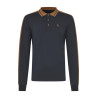 KL Marco Polo heren poloshirt met lange mouwen in piqué van Kingsland - Marine