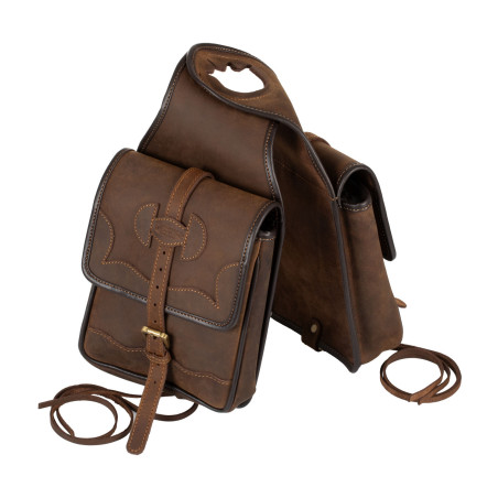 Sacoches de selle western en cuir Pool's