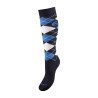 Acavallo Sokken van Katoen met Strass - Donkerblauw / blauw / grijze strass
