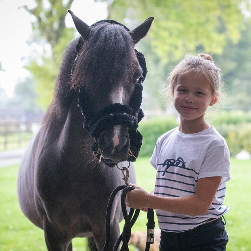 T-shirt Eden door Pénélope Harlem Marineblauw