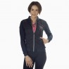 Blouson femme Santa Flags & Cup - Bleu marine