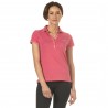 Damespoloshirt Rosa Flags & Cup - Fuchsia
