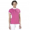 Dames poloshirt Clorinda met korte mouwen Flags & Cup - Fuchsia