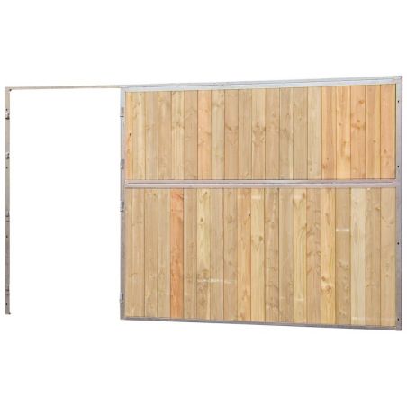 Façade de box pleine bois 3 m (sans porte) La Gée