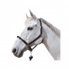 Licol corde Canter boucles blanches - Noir / argent