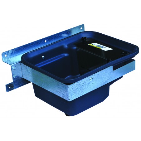 Polybac 30 M enkele drinkbak met koordrand en bevestigingssteun La Gée