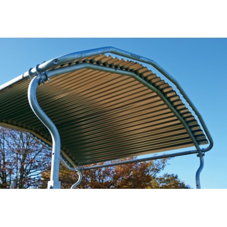 Dakbescherming voor metalen rek La Gée