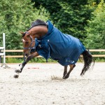 Regenhoes Horze Avalanche Pro met fleecevoering