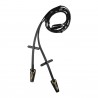 Kerry teugels Horze met musketons - Zwart