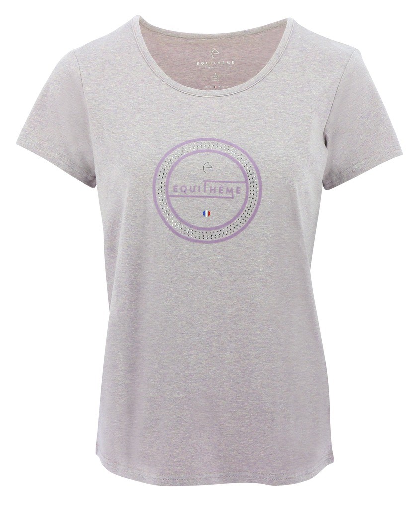 T-shirt Equithème Anna Rose chiné