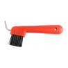 Cure-pied avec brosse Horze - Rouge