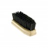 Brosse pour sabots Horze base bois - Noir