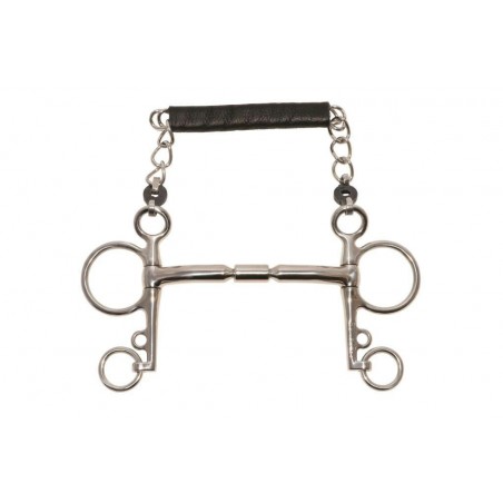 Mors pelham Metalab Elite droit branches longues