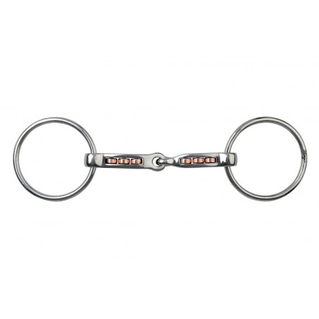 Mors 2 anneaux Metalab Magic System à roulettes horizontal cuivre