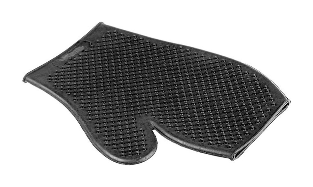 GANT DE PANSAGE CAOUTCHOUC Noir