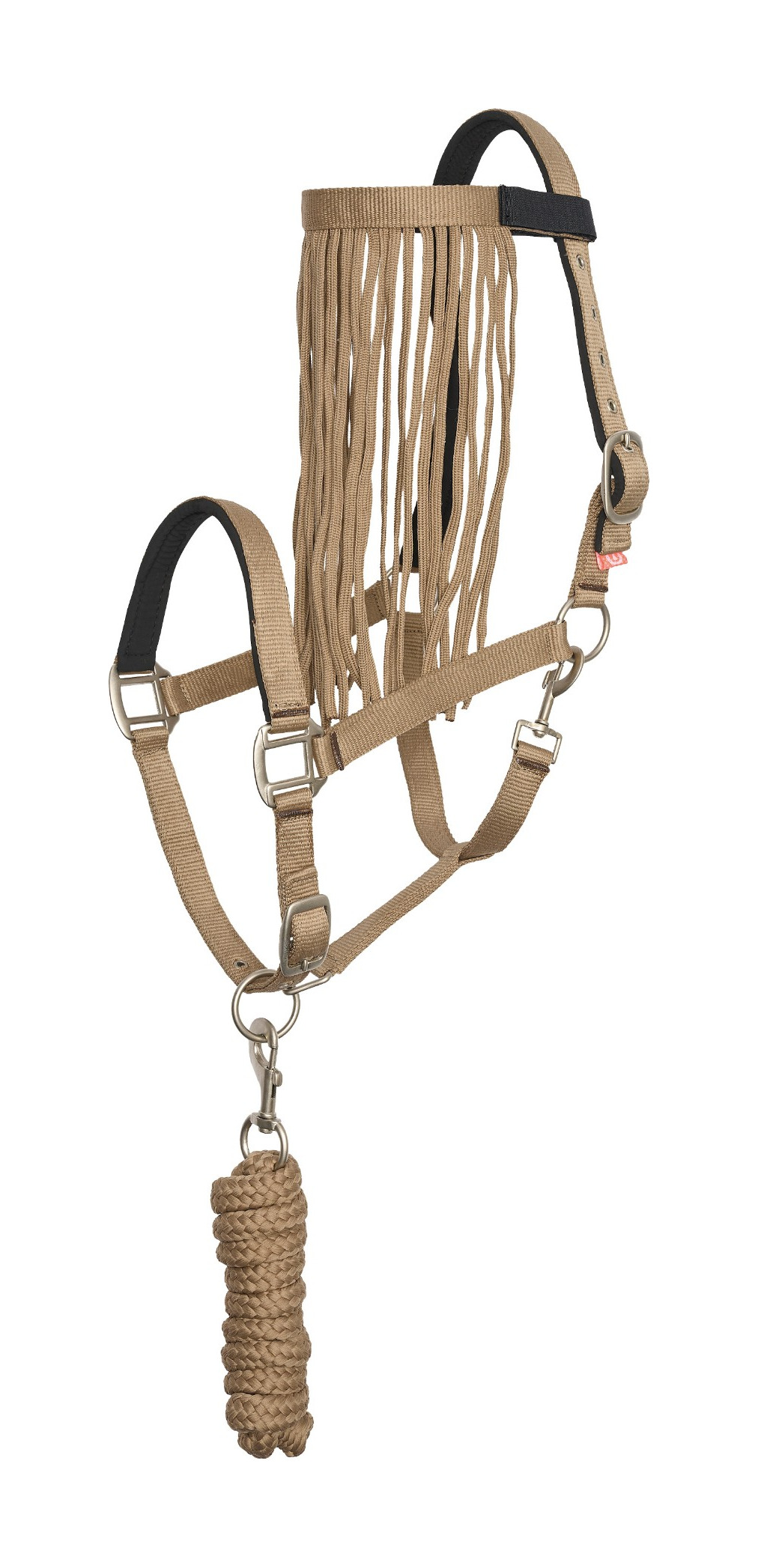 Licol et longe anti-mouches nylon Imperial Riding Sandy Beige