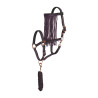 Halster en lange anti-vliegen nylon Imperial Riding - Multi-bordeaux