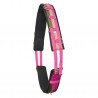Nylon werk-singel Imperial Riding Deluxe Extra - Roze met bloemenmotief