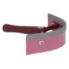 Couteau de chaleur cintré pvc avec caoutchouc Imperial Riding - Rose / bordeaux / argent