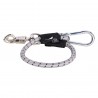 Longe d'attache Imperial Riding élastique pour camion 60 cm - Argent / noir