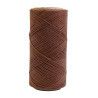 Fils tressé ciré pour pionter Imperial Riding - Marron