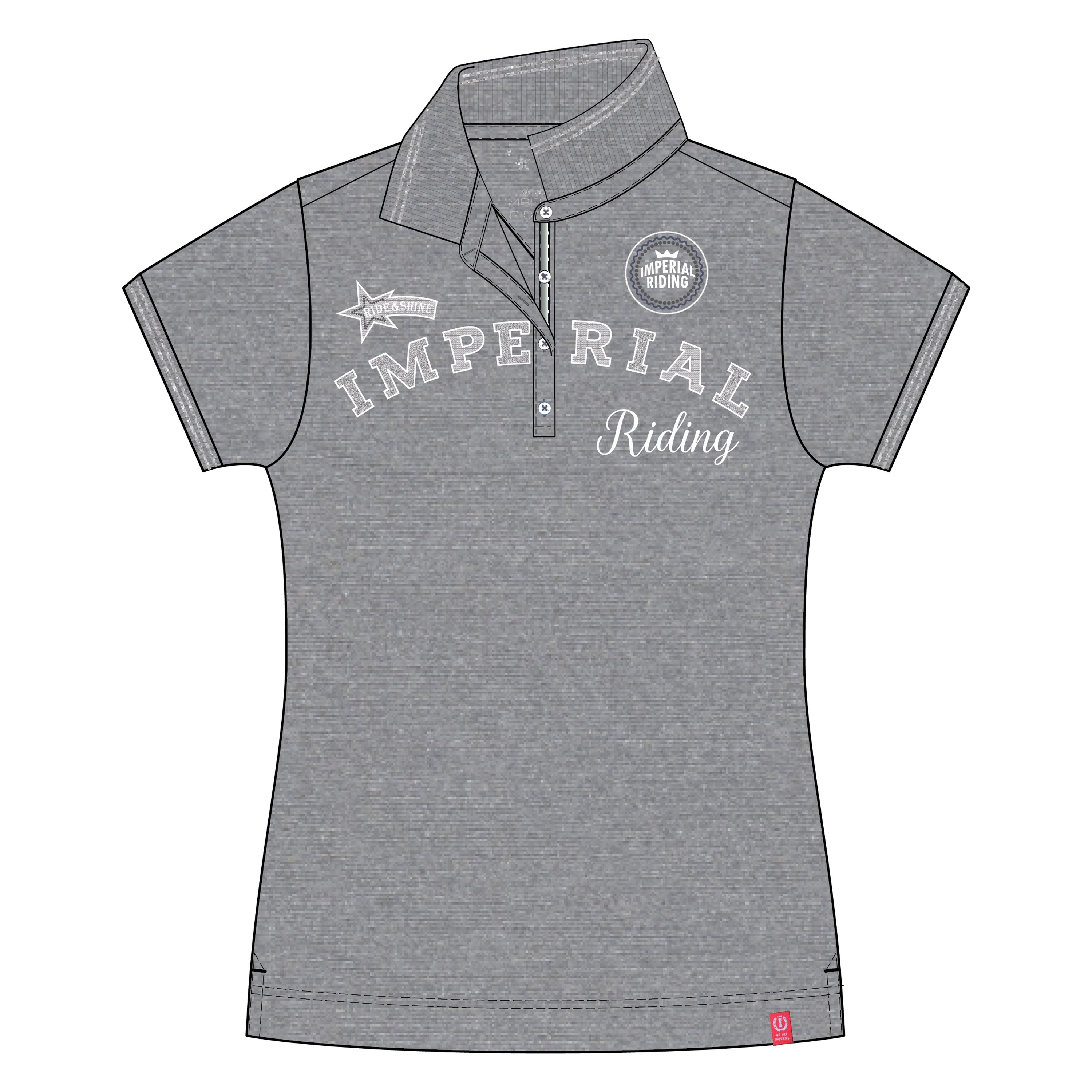 Polo Imperial Riding Imperial Riding True colors Mélange gris