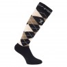 Chaussettes Argyle HV Polo - Noir / taupe / crème