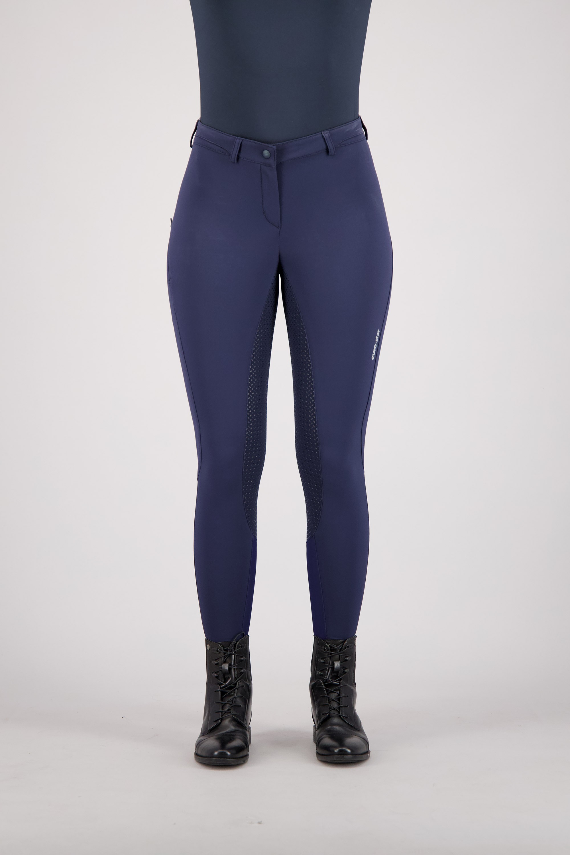 Pantalon d'équitation Euro-Star Snow Queen FullGrip Bleu marine Pantalon d'équitation Euro-Star Snow Queen FullGrip Bleu marine